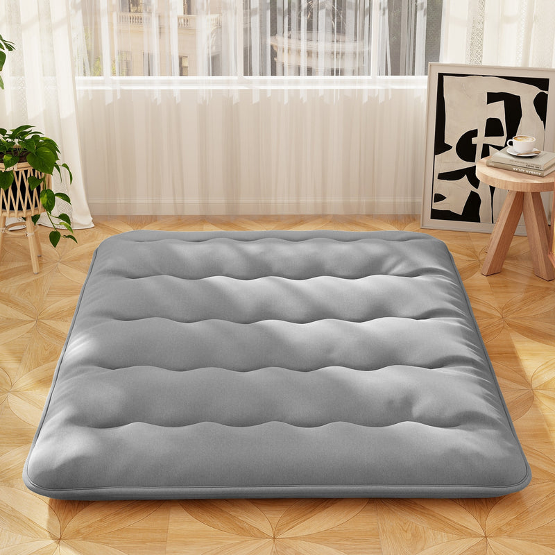 Futon Mattress with Washable Cover and Carry Bag-Queen Size