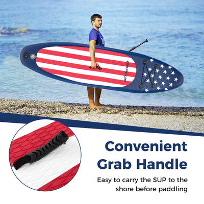 Inflatable Paddle Board with Removable Fin and Backpack-A