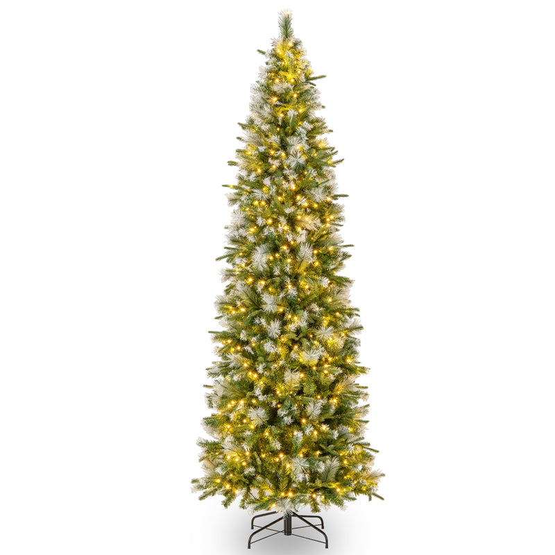 6/7.5/9 FT Artificial Christmas Tree with Warm-White LED Lights-L