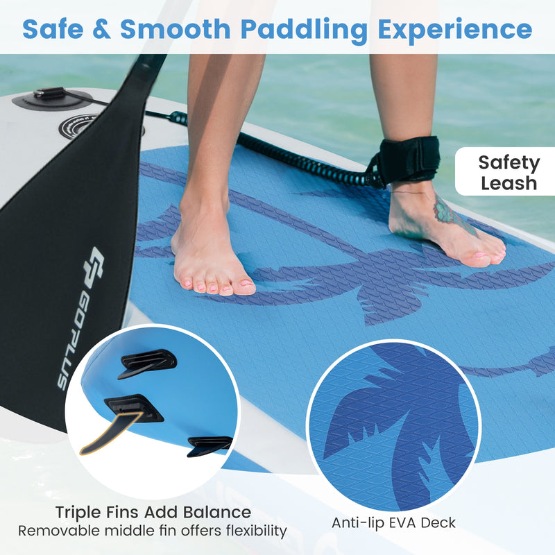 Inflatable Stand Up Paddle Board with Premium SUP Accessories-S