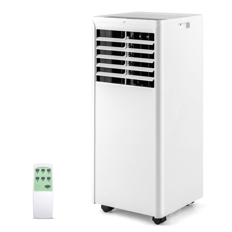 4-in-1 8000 BTU Portable Air Conditioner with Fan and Dehumidifier