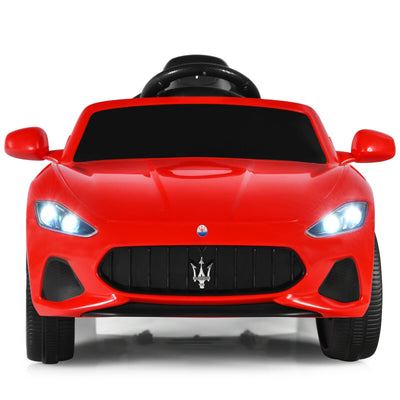 12V Kids Ride-On Car with Remote Control and Lights-Red