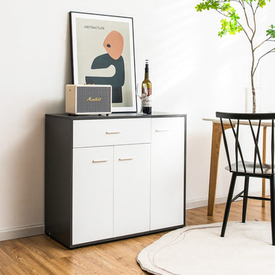 Buffet Sideboard Storage Cabinet with Spacious Table Top