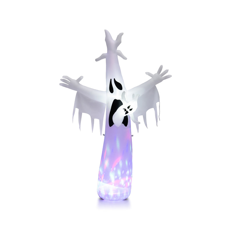 8 Feet Halloween Inflatable Ghost with LED and Waterproof Blower