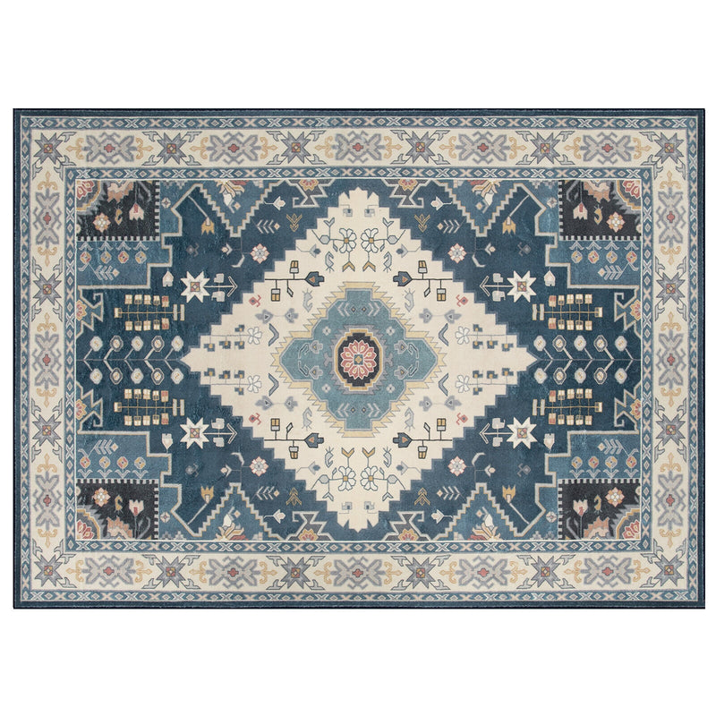 Faux Wool Fabric Area Rugs Doormat-S