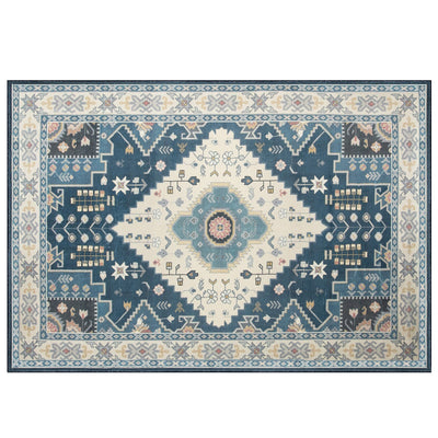 Faux Wool Fabric Area Rugs Doormat-M