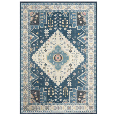 Faux Wool Fabric Area Rugs Doormat-M