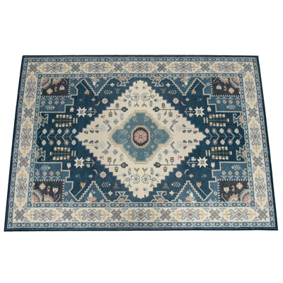 Faux Wool Fabric Area Rugs Doormat-M