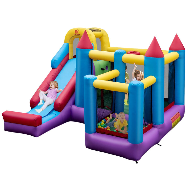 5-in-1 Inflatable Bounce Castle without Blower