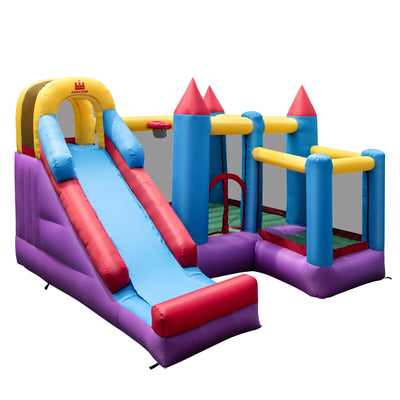 5-in-1 Inflatable Bounce Castle without Blower