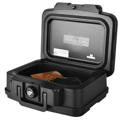 Fireproof Waterproof 30 Minute Safe Box with Lock and Handle-15.5 x 13 x 7 Inch