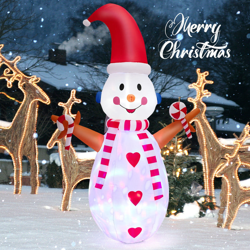 8 Feet Christmas Snowman Decoration Inflatable Xmas Decor