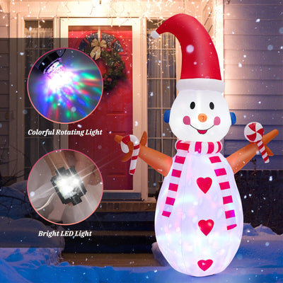 8 Feet Christmas Snowman Decoration Inflatable Xmas Decor