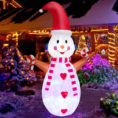 8 Feet Christmas Snowman Decoration Inflatable Xmas Decor