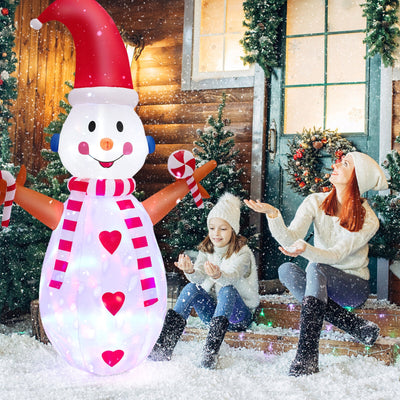 8 Feet Christmas Snowman Decoration Inflatable Xmas Decor