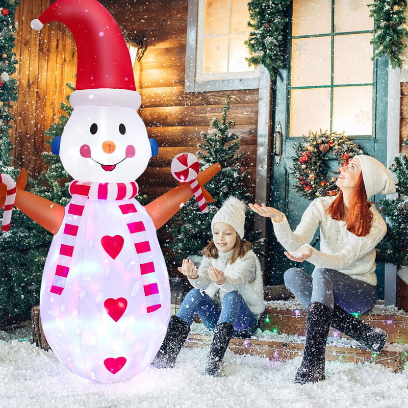 8 Feet Christmas Snowman Decoration Inflatable Xmas Decor