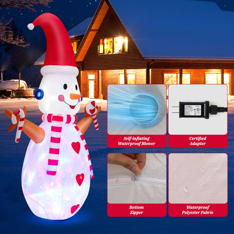 8 Feet Christmas Snowman Decoration Inflatable Xmas Decor