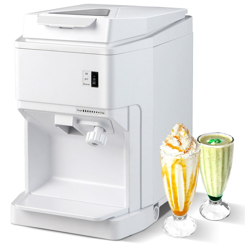 460W Snow Cone Maker Machine Shaver Adjustable-White