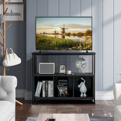 Modern Kitchen Buffet Sideboard with 3 Compartments-Black