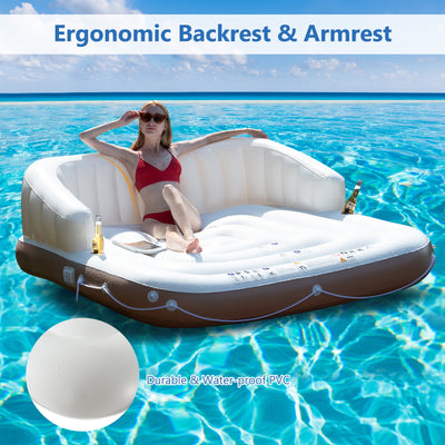 Inflatable Float Lounge Swimming Raft for Pool