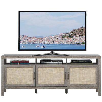 Universal TV Stand Entertainment Media Center for TV's up to 65 Inch-Gray