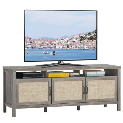 Universal TV Stand Entertainment Media Center for TV's up to 65 Inch-Gray