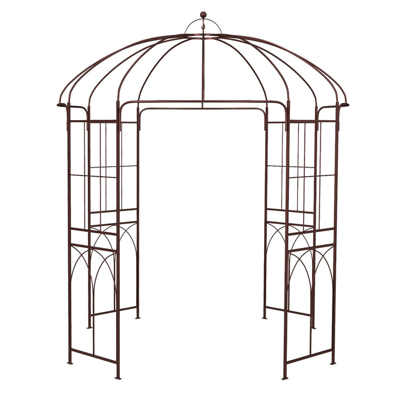 8.4 x 7 Feet Wide Birdcage Shape Garden Arbor