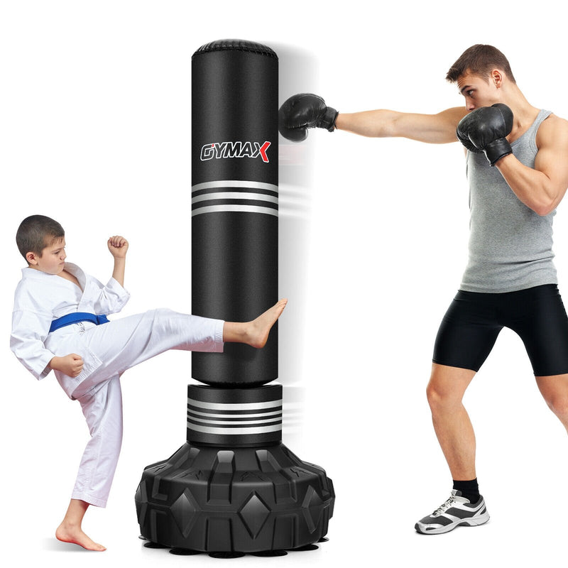 67 Inch Punching Bag with Fillable Suction Cup Base