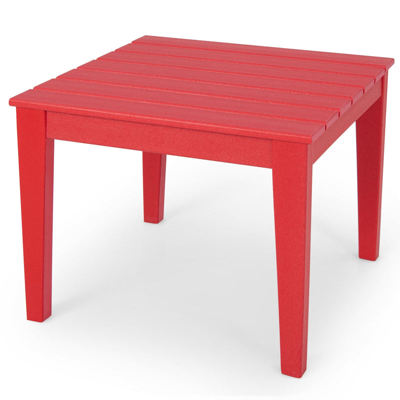 25.5 Inch Square Kids Activity Play Table-Red