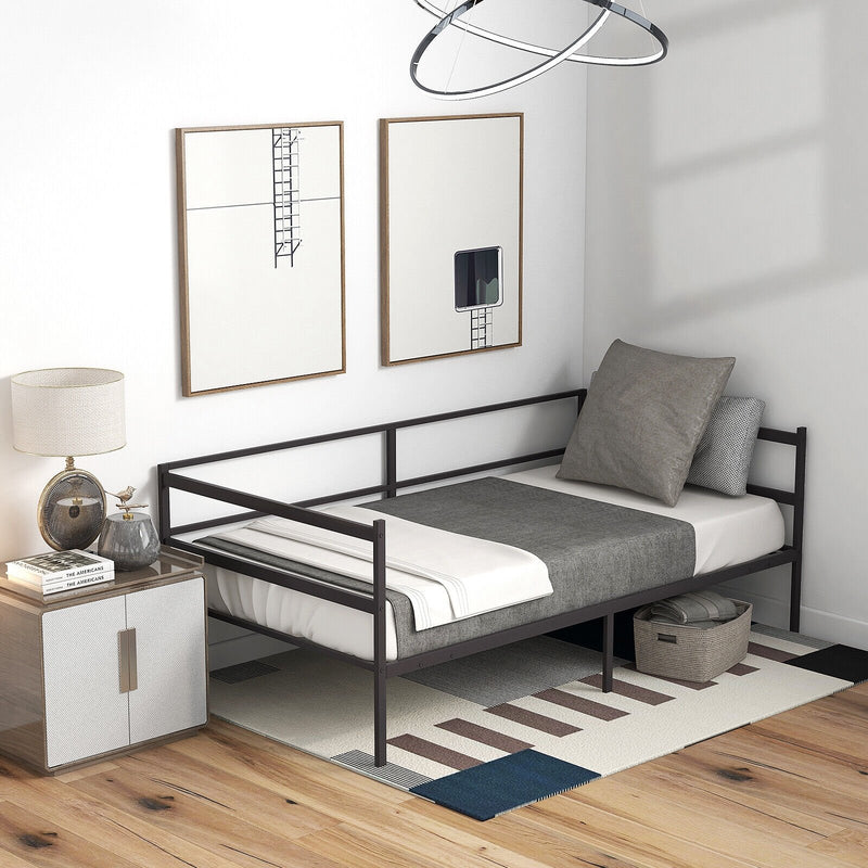 Twin Size Metal Daybed Frame for Living Room Bedroom