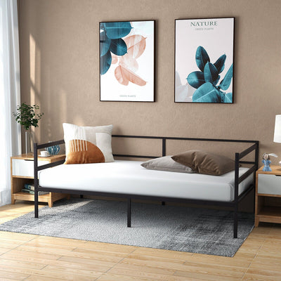 Twin Size Metal Daybed Frame for Living Room Bedroom