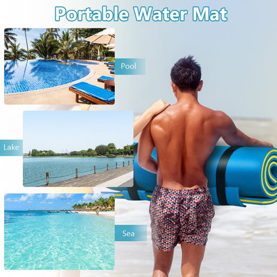 3-Layer Relaxing Tear-proof Water Mat-Blue