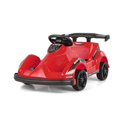 6V Kids Ride On Go Cart with Remote Control and Safety Belt-Red