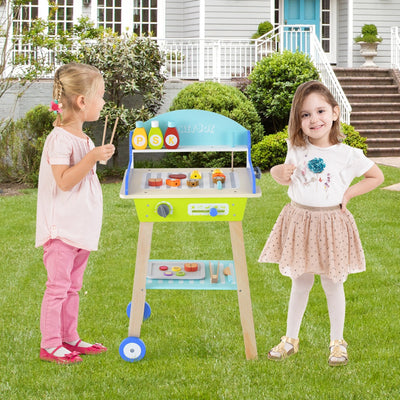 Kid's Pretend Barbecue Grill Play Set