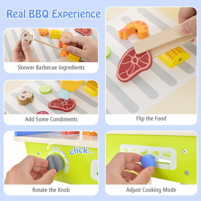 Kid's Pretend Barbecue Grill Play Set