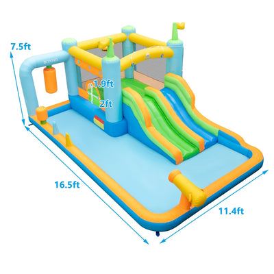 Giant Inflatable Water Slide for Kids Aged 3-10 Years (without Blower)