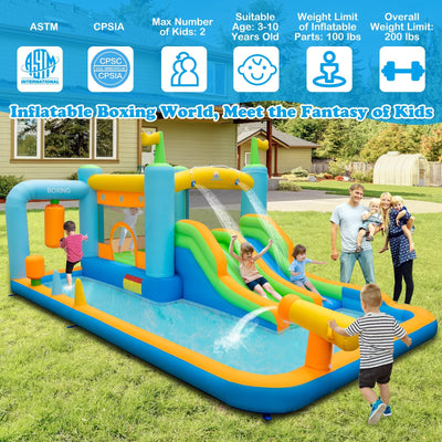 Giant Inflatable Water Slide for Kids Aged 3-10 Years (without Blower)