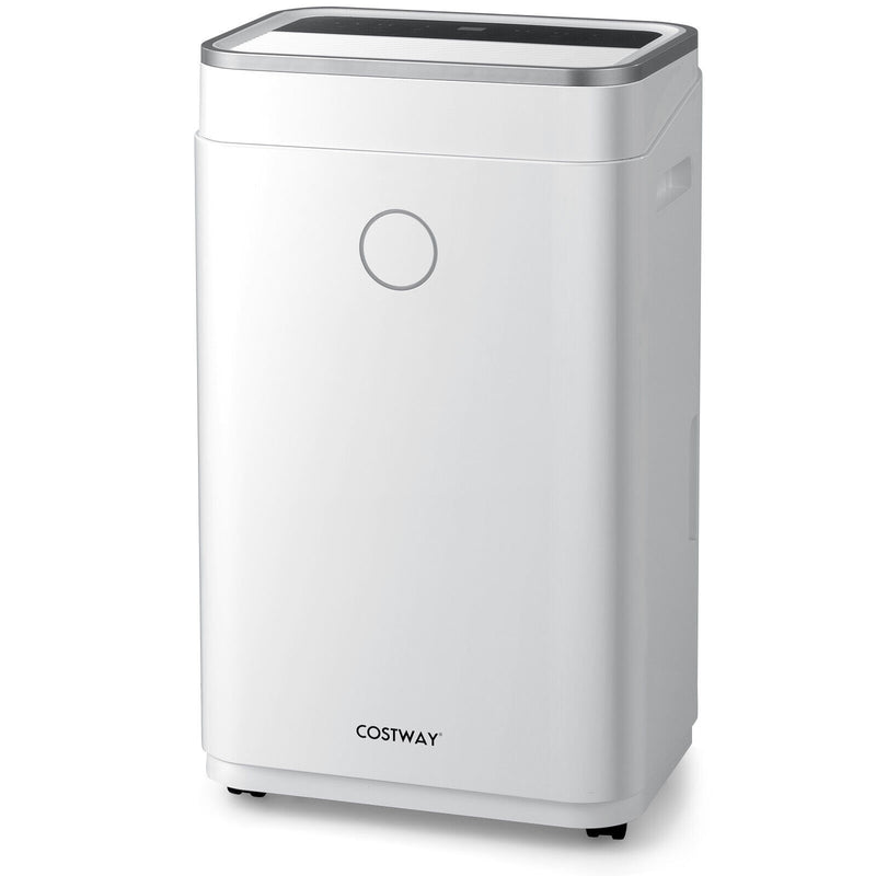 60-Pint Dehumidifier for Home and Basements 4000 Sq. Ft with 3-Color Digital Display-White