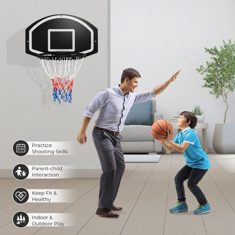 Wall Mounted Basketball Set for Kids Teens Adults