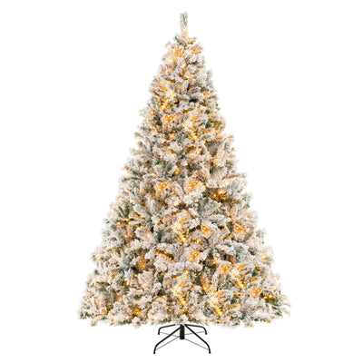 6/7/8 Feet Artificial Xmas Tree 3-Minute Quick Shape-8 ft