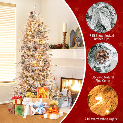 6 Feet Pre-lit Artificial Christmas Tree