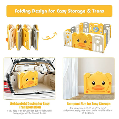 14-Panel Foldable Baby with Sound-14-Piece