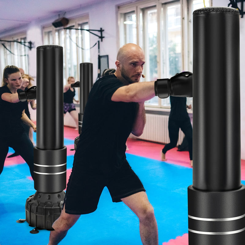 Freestanding Punching Bag 71 Inch Boxing Bag with 25 Suction Cups Gloves and Filling Base