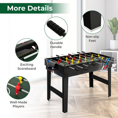 4-in-1 Multi Game Table with Pool Billiards