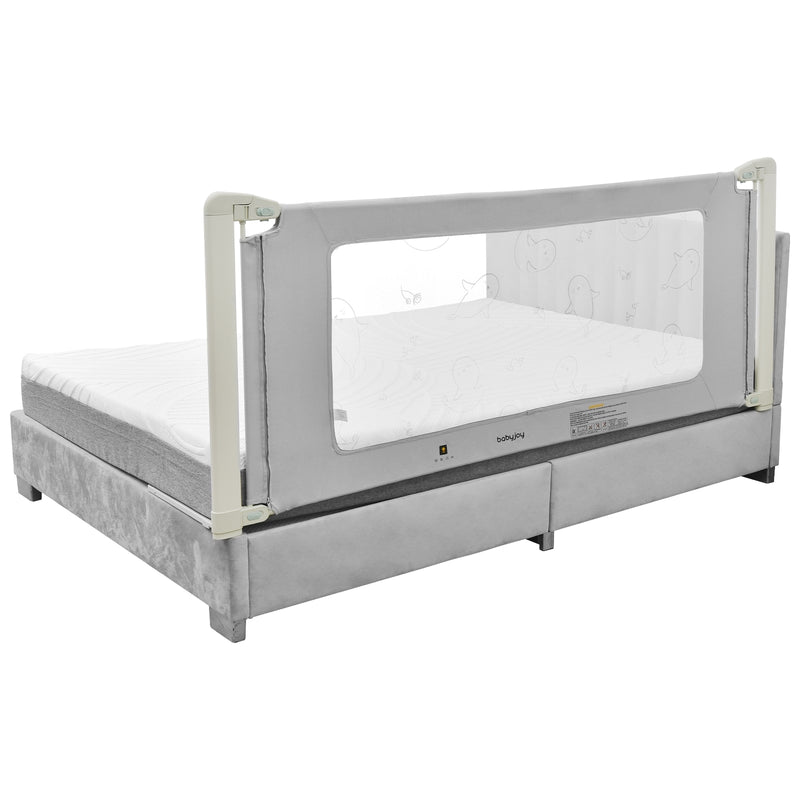 Bed Rail Guard for Toddlers Kid with Adjustable Height and Safety Lock-79 inch