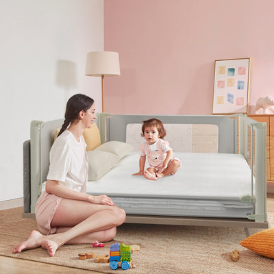 Bed Rail Guard for Toddlers Kid with Adjustable Height and Safety Lock-59 inch