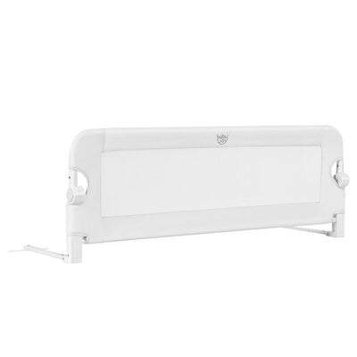 48 Inch Breathable Baby Swing Down Safety Bed Rail Guard-White