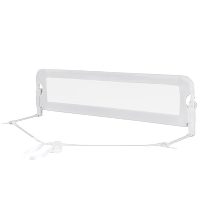 48 Inch Breathable Baby Swing Down Safety Bed Rail Guard-White