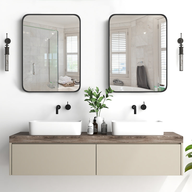 24 x 32 Inch Minimalist Wall Mounted Rectangle Mirror