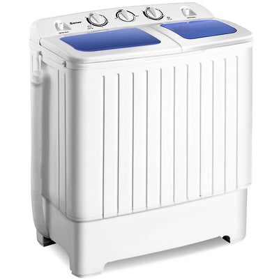 11 lbs Compact Twin Tub Washing Machine Washer Spinner - Relaxacare